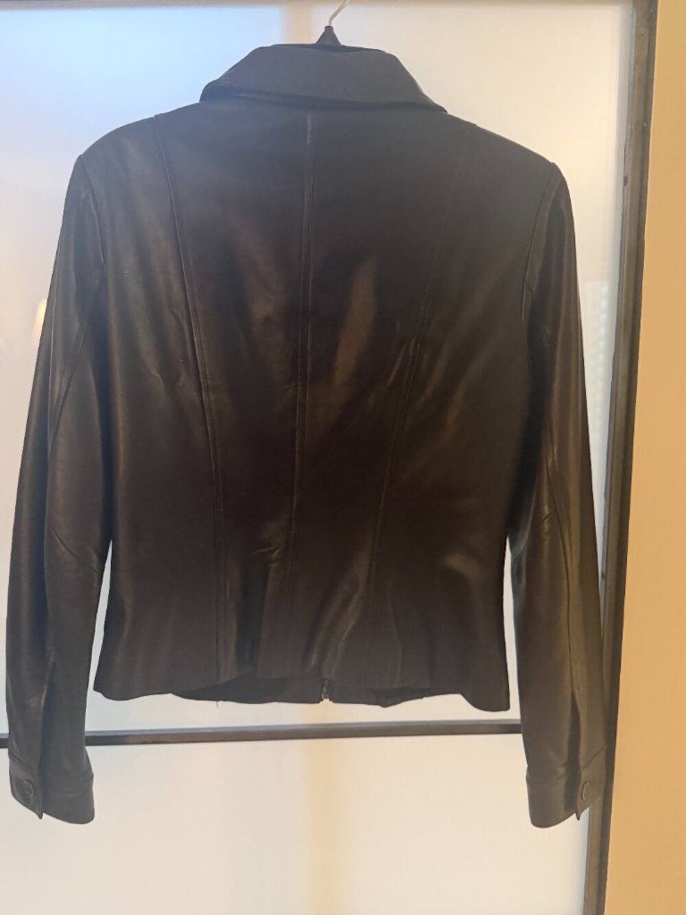 Vakko Brown Leather Jacket - Picture 2 of 3